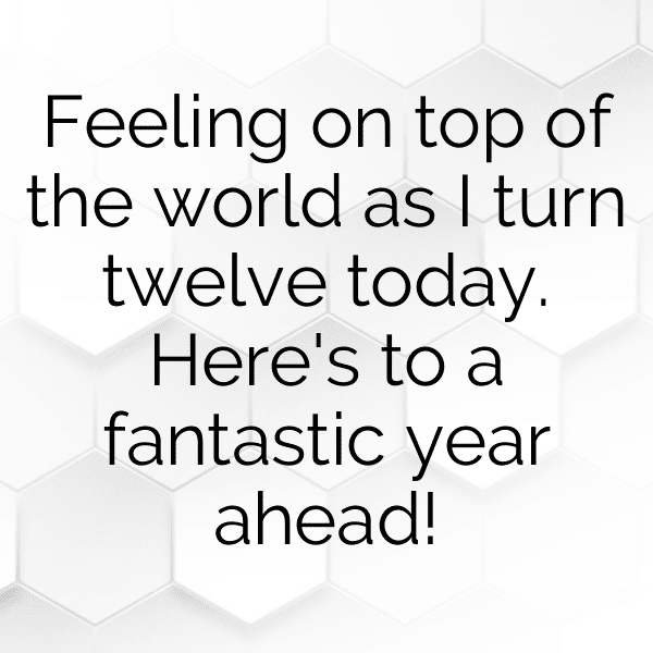 12th Birthday Captions Image For Instagram-HW4R2b