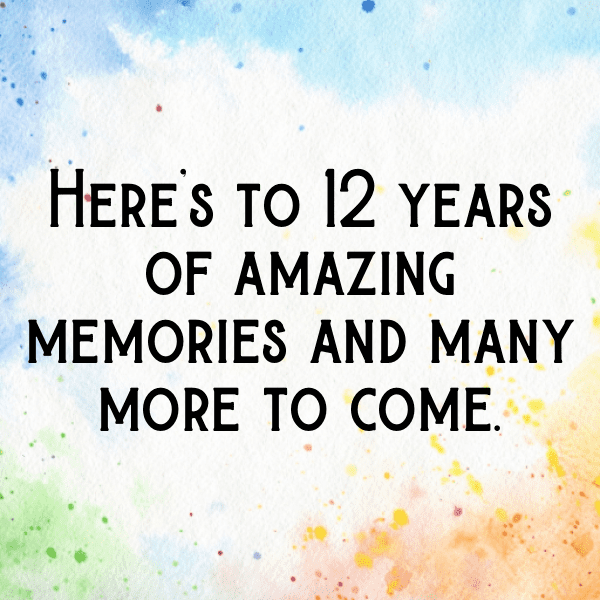 12th Birthday Captions Image For Instagram-J4VKyT