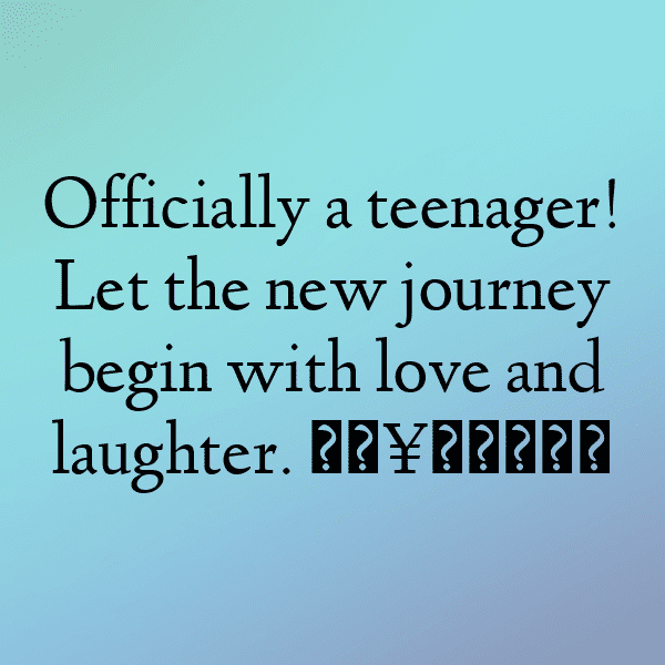 13th Birthday Captions Image For Instagram-JdP8TD