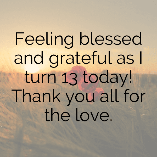 13th Birthday Captions Image For Instagram-XFiwNi