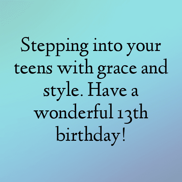 13th Birthday Captions Photo For Instagram-iAvDH4