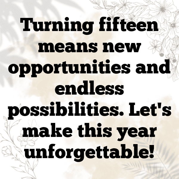 15th Birthday Captions Image For Instagram-AOzh4a