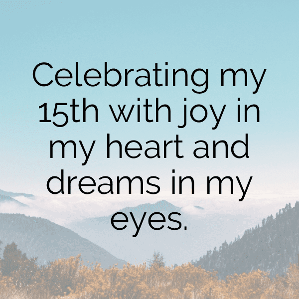 15th Birthday Captions Photo For Instagram-nATKbn