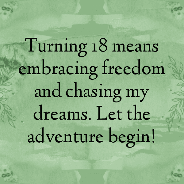 18th Birthday Captions Photo For Instagram-WFvZeV