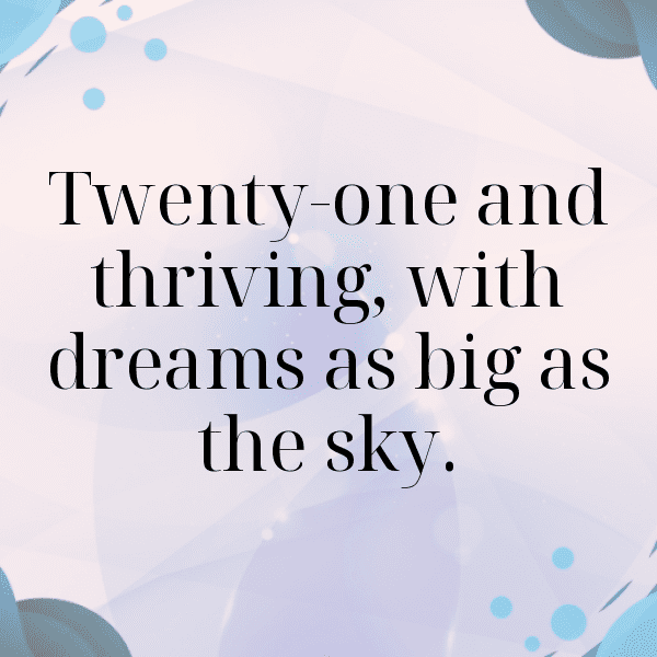 21st Birthday Captions Photo For Instagram-t1yayU