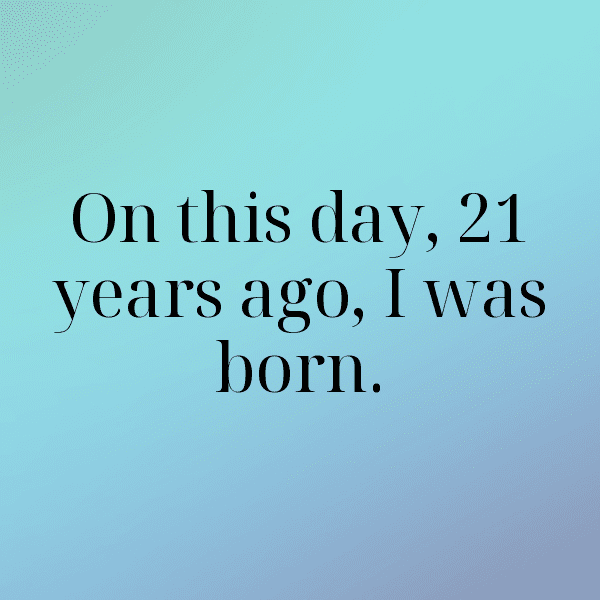 21st Birthday Captions Photo For Instagram-w3pUWx