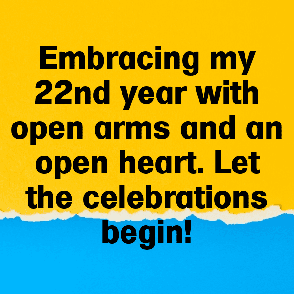 22nd Birthday Captions Image For Instagram-z5GES3