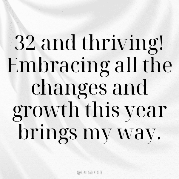 32nd Birthday Captions Photo For Instagram-nipbow