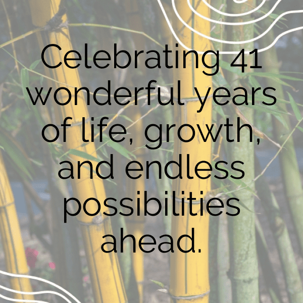 41st Birthday Captions Image For Instagram-GRsS15