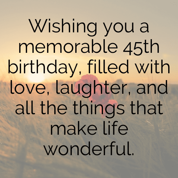 45th Birthday Captions Image For Instagram-4W4LMV