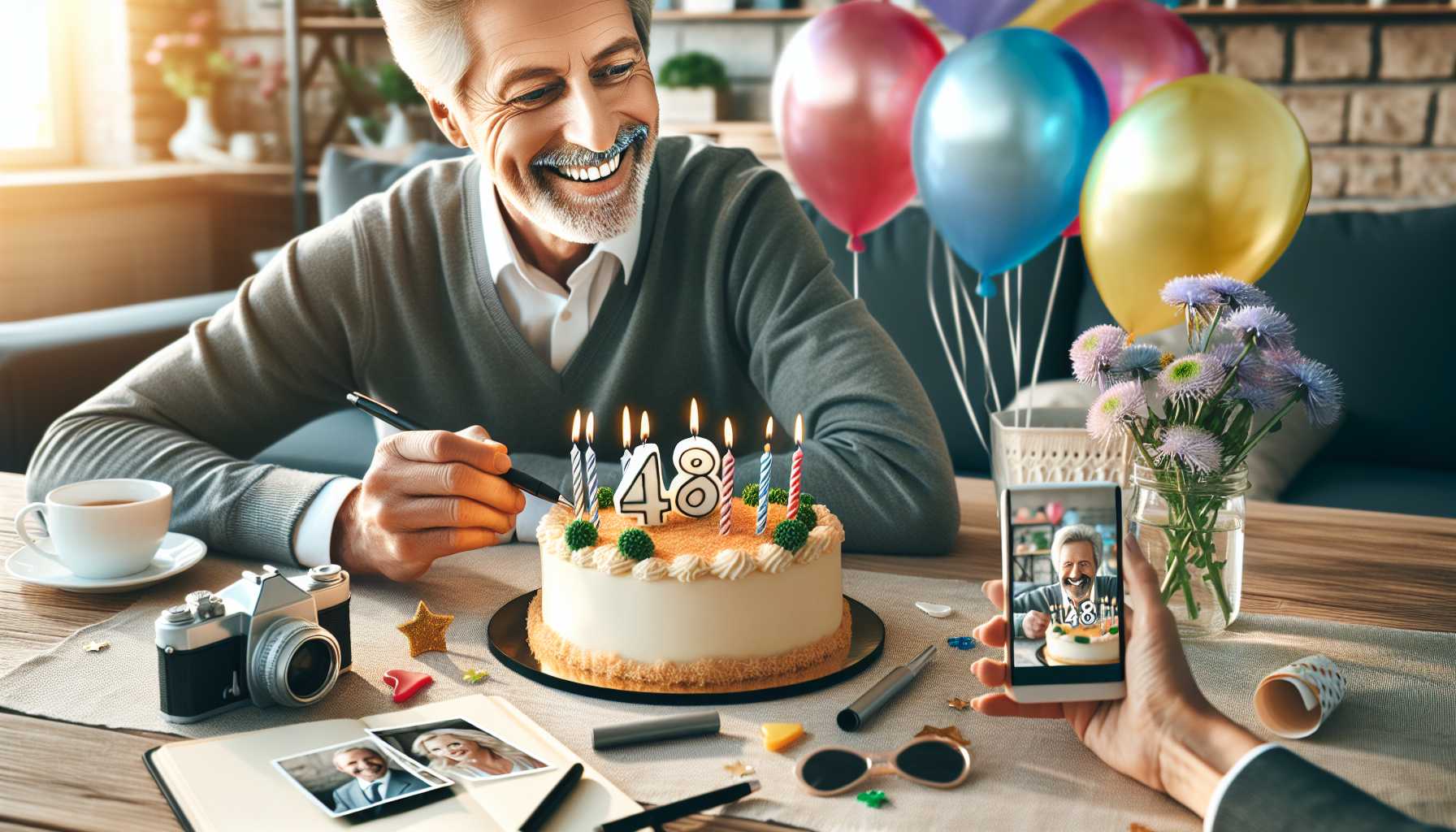 48th birthday captions for instagram - featured image