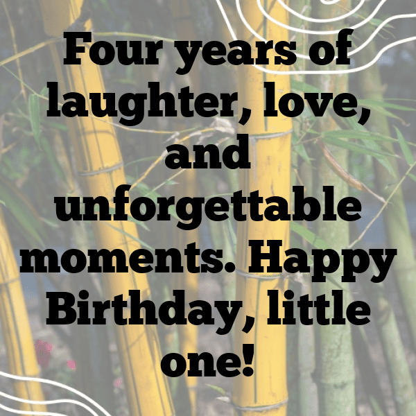 4th Birthday Captions Image For Instagram-3oUrUd