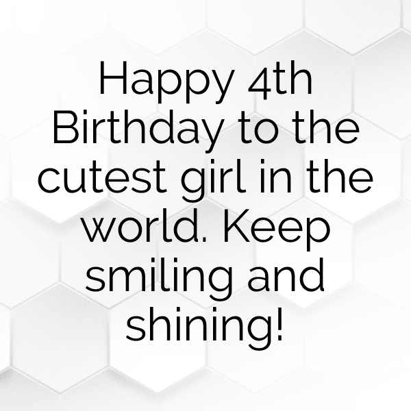 4th Birthday Captions Image For Instagram-CR52NP