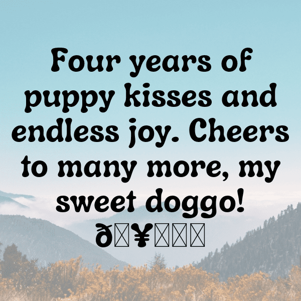 4th Birthday Captions Photo For Instagram-KffrxW