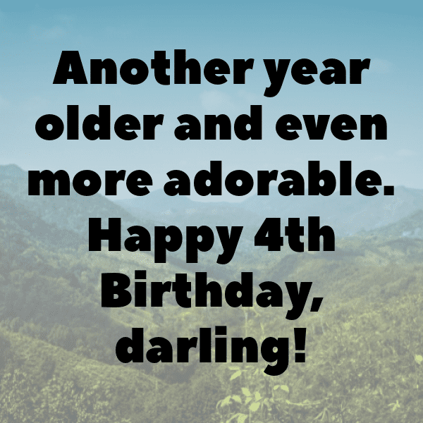 4th Birthday Captions Photo For Instagram-Sf7kyF