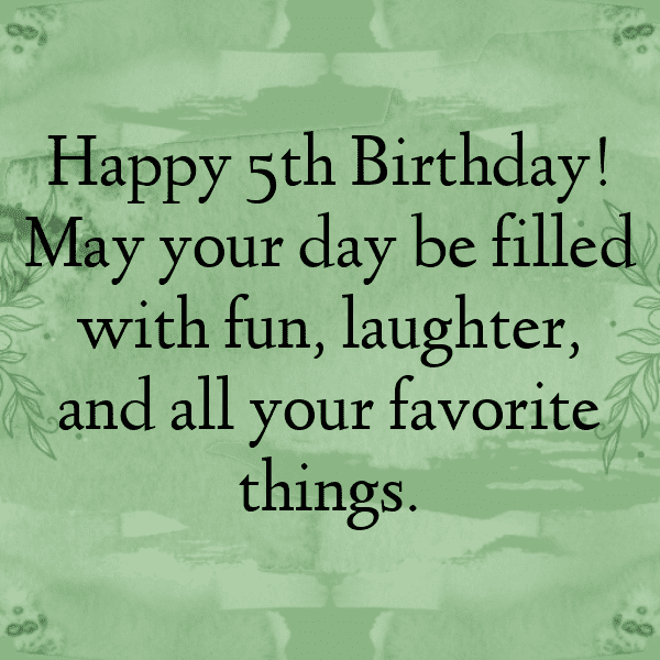 5th Birthday Captions Image For Instagram-MjuE9g