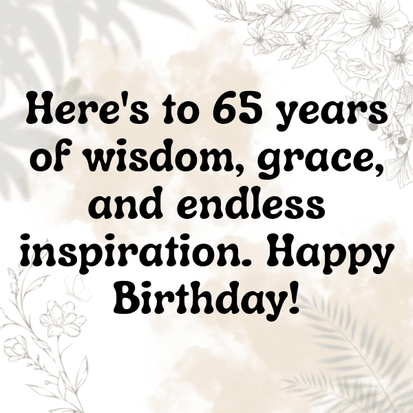 65th Birthday Captions Photo For Instagram-awvZP5