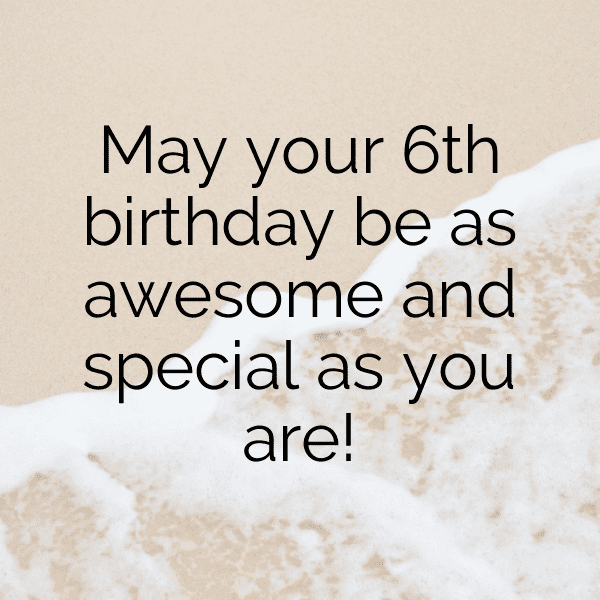 6th Birthday Captions Image For Instagram-ebPSY7