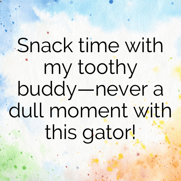 Alligator Captions Photo For Instagram-eosFyi