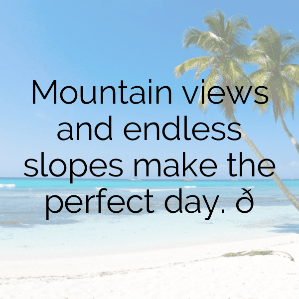 Alpine Skiing Captions Image for Instagram-DEJE23