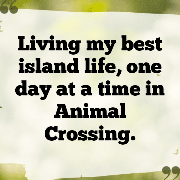 Animal Crossing Captions Image for Instagram-tTXx7B