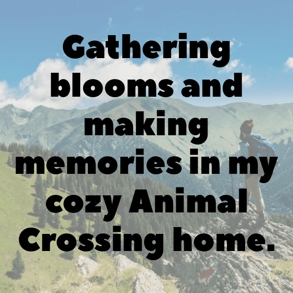 Animal Crossing Captions Image for Instagram-YpxEJB