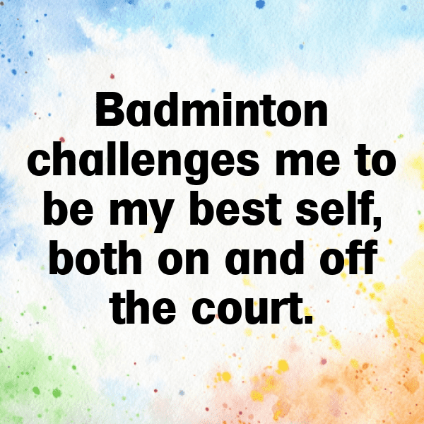 Badminton Captions Photo for Instagram-pTGICK
