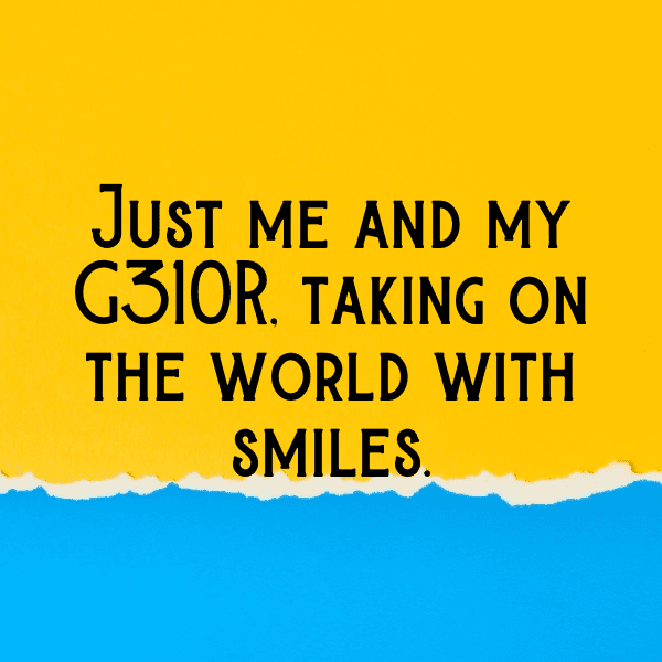 BMW G310R Captions Image for Instagram-H11fUA