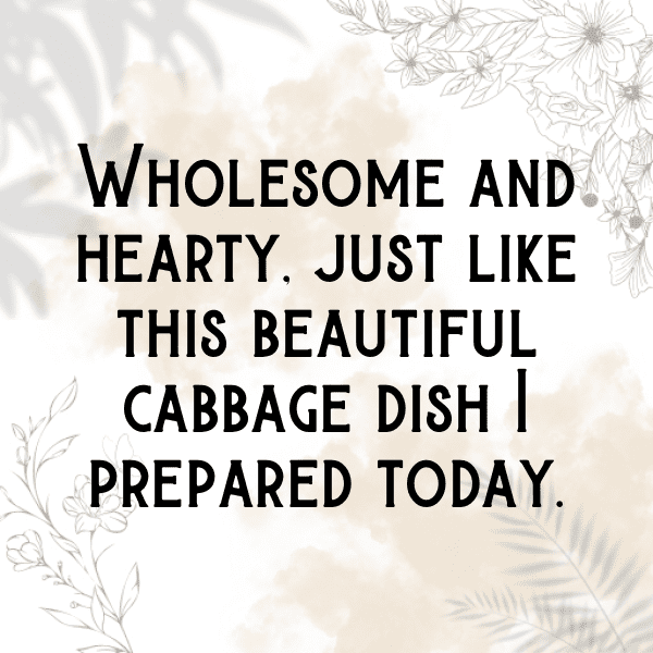 Cabbage Captions Photo For Instagram-QPHYJY