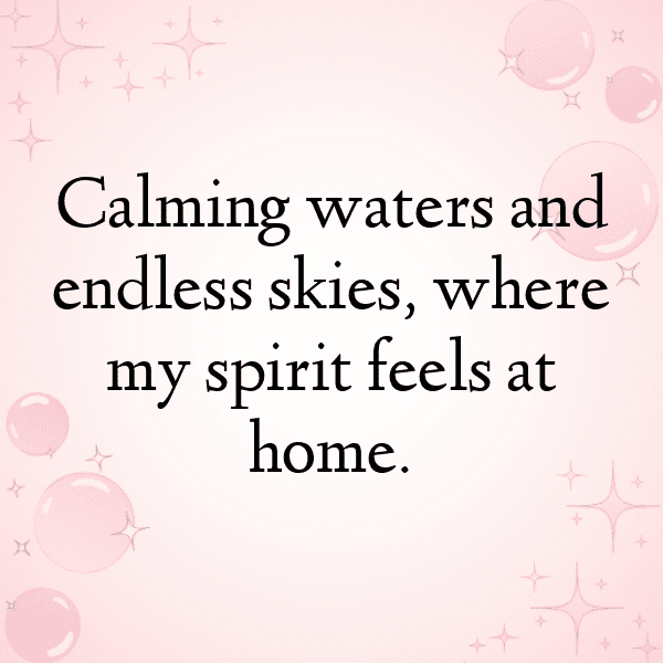 Calm Waters Captions Image for Instagram-0kuJat