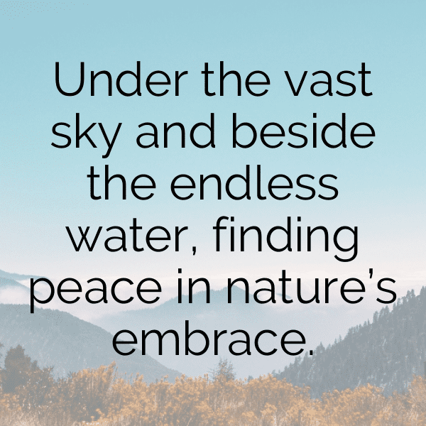 Calm Waters Captions Image for Instagram-JgJOZy