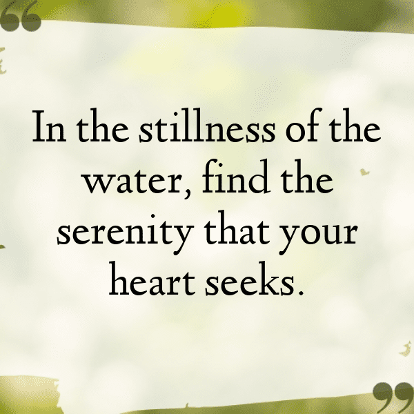 Calm Waters Captions Image for Instagram-PjniHi