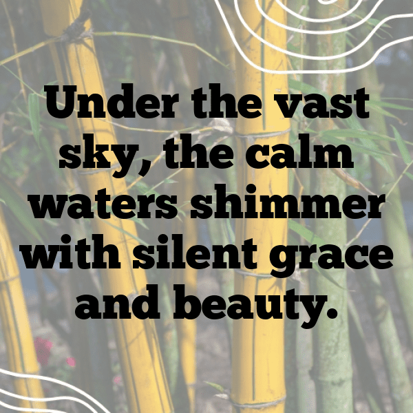 Calm Waters Captions Photo for Instagram-rhNKhA