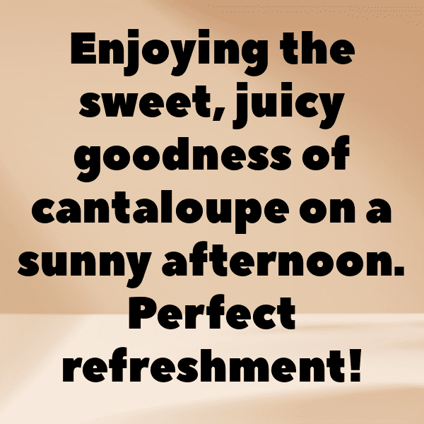 Cantaloupe Captions Photo For Instagram-BHIDop