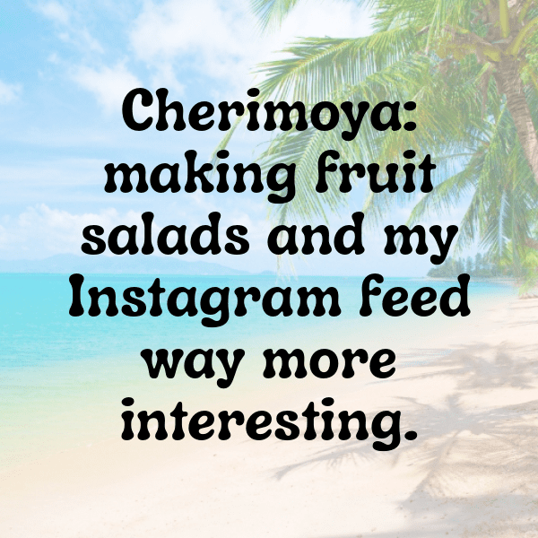 Cherimoya Captions Image For Instagram-VXHVQi