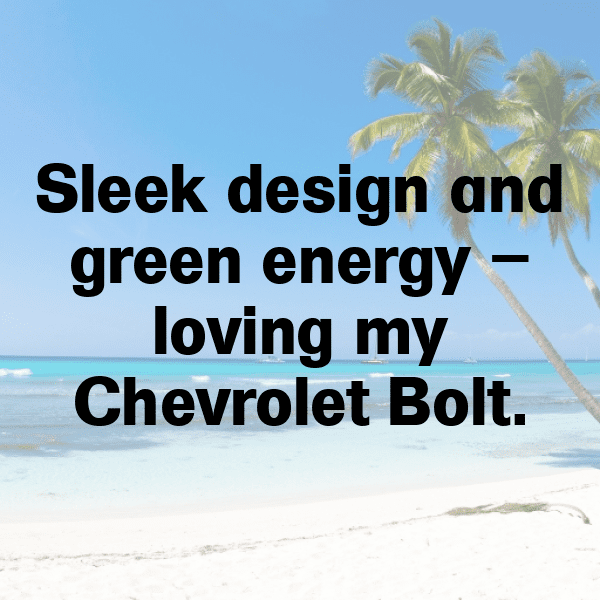 Chevrolet Bolt Captions Image for Instagram-Pg73Zu