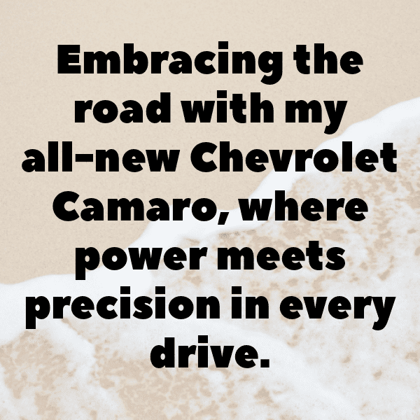 Chevrolet Camaro Captions Image for Instagram-D1sRuG