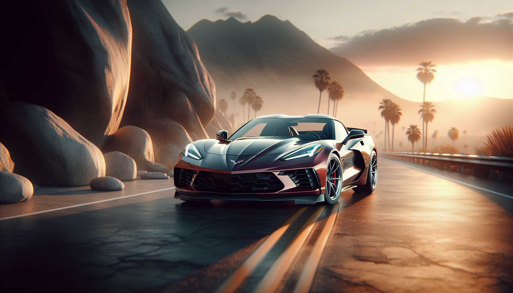 chevrolet corvette captions for instagram - featured image