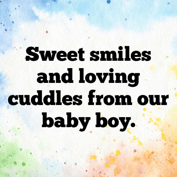 Cozy Baby Captions Image for Instagram-1etlzZ