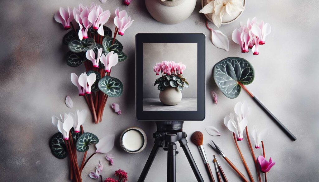 cyclamen captions for instagram - featured image