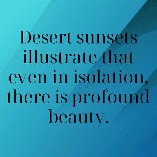 Desert Sunset Captions Image for Instagram-4Ry58K