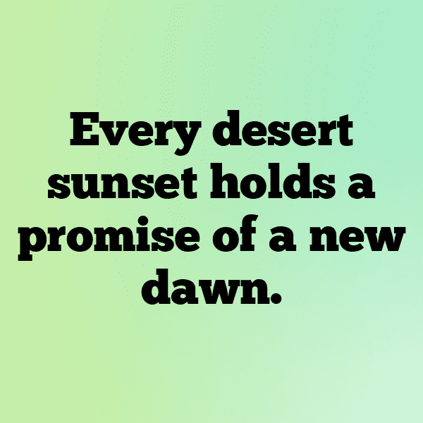 Desert Sunset Captions Photo for Instagram-UPRkpZ