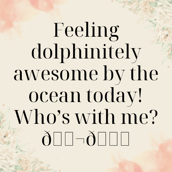 Dolphin Captions Photo For Instagram-mERl4o