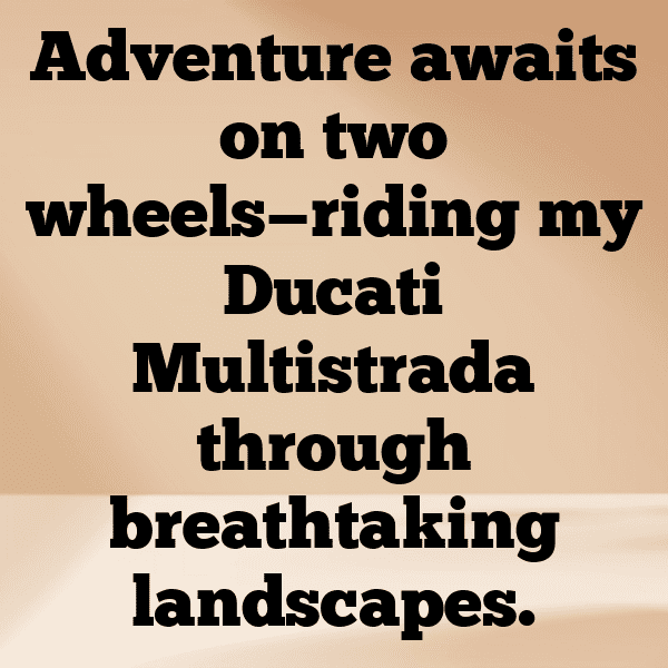 Ducati Multistrada Captions Photo for Instagram-JrNhGl