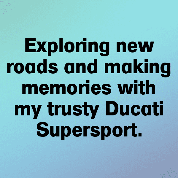 Ducati Supersport Captions Image for Instagram-lzn26n