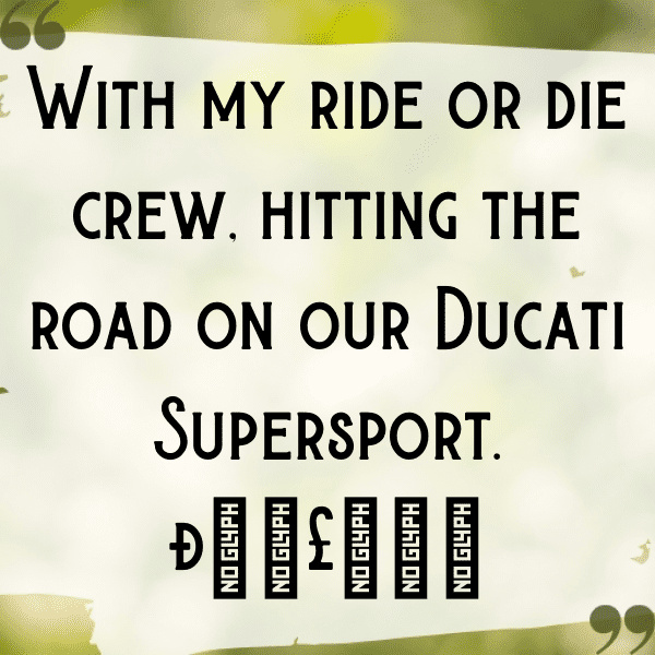 Ducati Supersport Captions Image for Instagram-UvHzhY