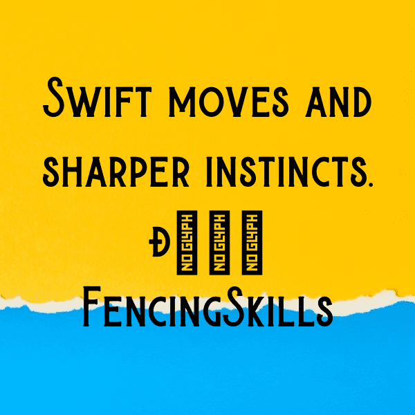 Fencing Captions Image for Instagram-WBuJZr