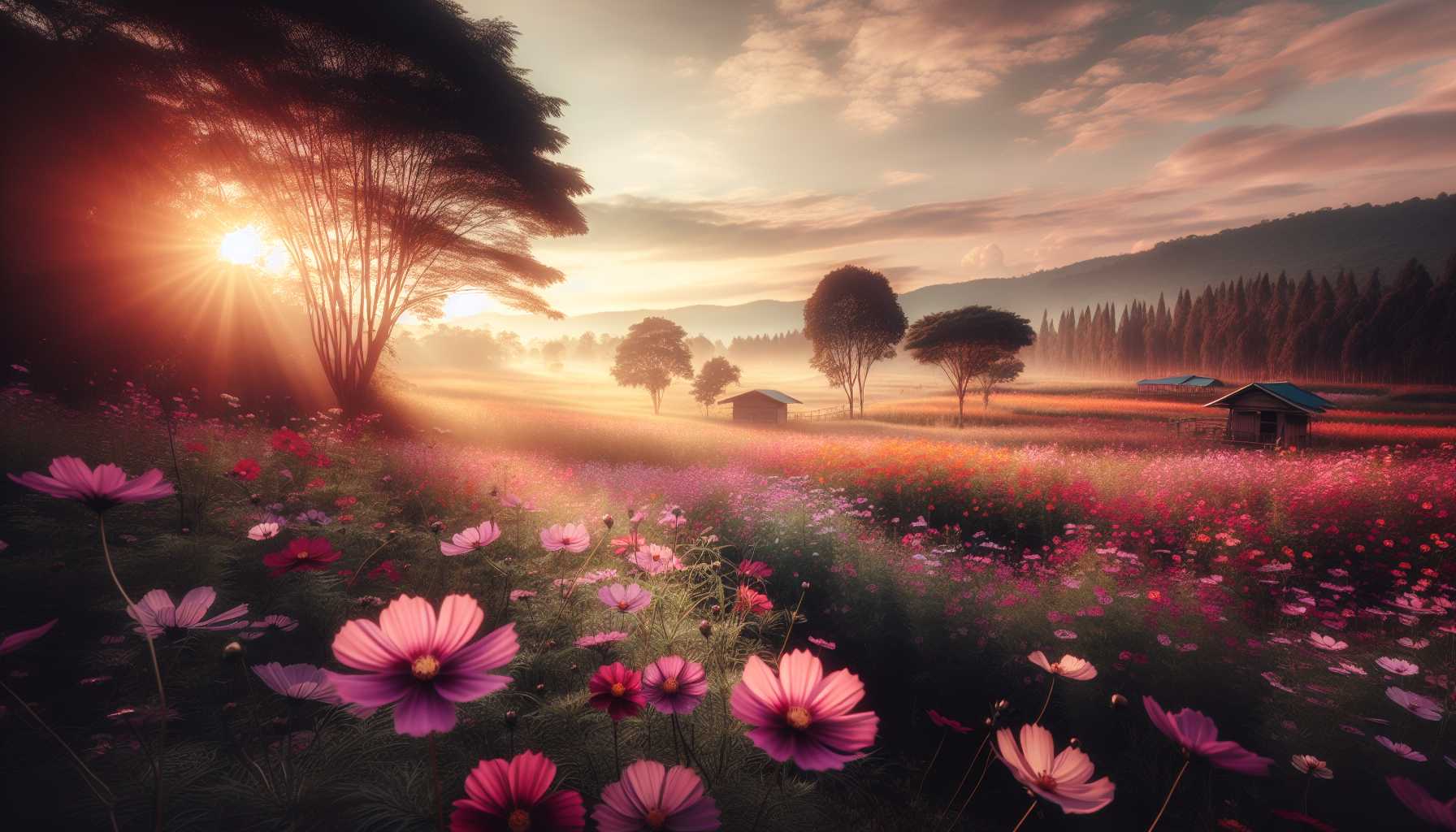 flower field captions for instagram - featured image