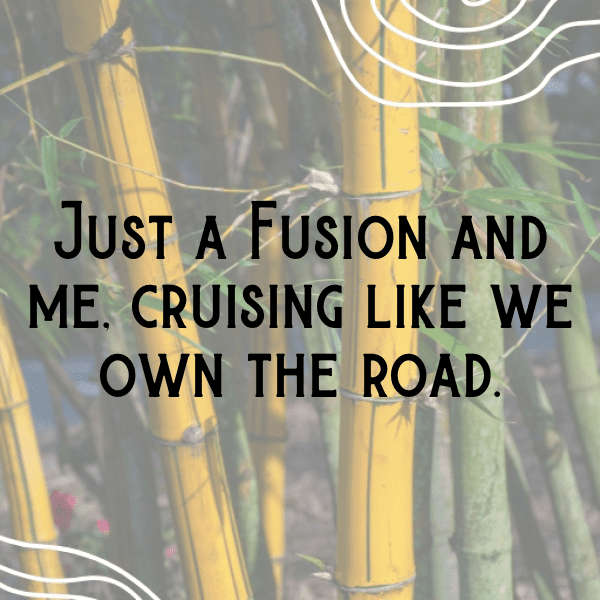 Ford Fusion Captions Image for Instagram-i6q36B