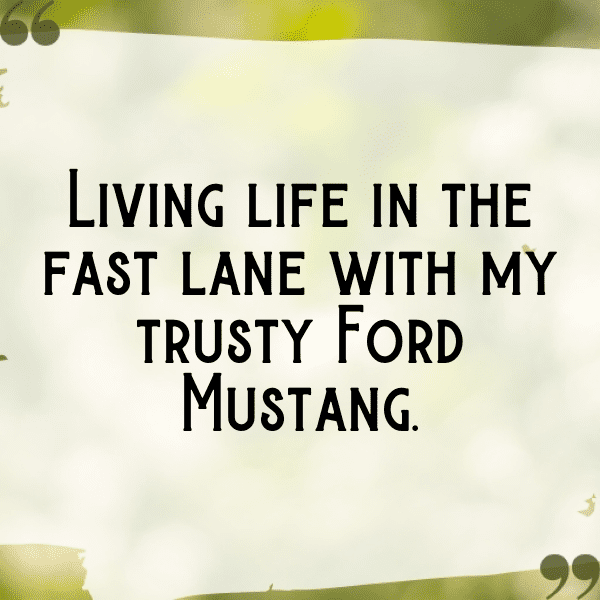 Ford Mustang Captions Photo for Instagram-ZVAeMD